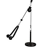 LFJ Sistema di Pulegge LAT Machine Pulley con Pesi Attrezzi da Palestra da casa Avambraccio Polso Roller Braccio Forza Trainer Corda Tricipiti