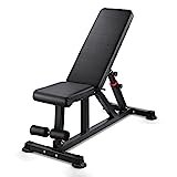 Panca regolabile per pesi, Panca Palestra Multifunzione, panca per allenamento completo del corpo con 11 Posizioni Regolabili, Panca Piana Fitness Adatto per Casa e Palestra, 200Kg capacità di Peso