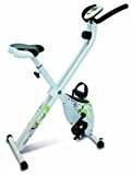 Tecnovita by BH Open&Go Bike YF90 Cyclette da Camera Pieghevole Bianca con Freno Magnetico e Volante d'inerzia equivalente a 8 kg