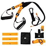 Björness Trx Elastico Fitness | Elastici Allenamento Training Da Casa | Trx Fitness Straps Palestra | Cinghie Sospensione Fasce Elastiche Kit Corde