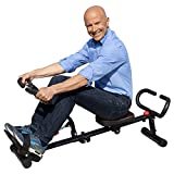 GIORGIO MASTROTA InVOGA Vogatore per casa Pieghevole Con Display e 12 Livelli di resistenza Salvaspazio e silenzioso Attrezzo Palestra Multifunzione Pettorali Glutei Addominali Gambe Braccia Aerobica