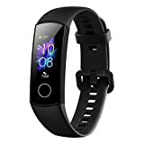 HONOR Band 5 Smartwatch, Activity Tracker Braccialetto per Uomo Donna, impermeabile, IP68, con cardiofrequenzimetro, monitoraggio dell’attività sportiva, fitness tracker con pedometro, Nero