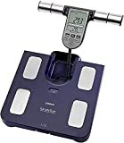 OMRON BF-511 Bilancia Pesapersone Digitale, Calcolo Massa Grassa, Grasso Viscerale, Muscoli Scheletrici, Metabolismo a Riposo, Blu