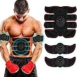 Jarper Elettrostimolatore Muscolare,EMS Stimolatore Muscolare,Elettrostimolatore per Addominali,USB Attrezzo Tonificante Fitness Home,Professionale per Braccio/Gambe