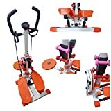 FLMD504A Stationary Bike Multifunction Multifunzione Stepper Twister Machine Iron Gym Equipment Pesi Pesistica Pedale Esercizi Fitness Corde Elastiche