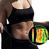 Kindax Fascia Dimagrante Cintura Addominale per Dimagrire, Brucia Grassi e Fa Sudare, Taglia Unisex Dimensione Regolabile per Uomo e Donna