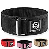 Sportvitae - Cintura da Palestra per Sollevamento Pesi - Crossfit, Powerlifting - Chiusura di Sicurezza Autobloccante - Supporto Abdominale e Protezione Schiena - 100% Nylon Premium - Uomini e Donne