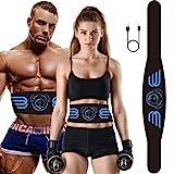 ROOTOK Elettrostimolatore per Addominali, Elettrostimolatore Muscolare Professionale, ABS Trainer/Toner per Addome/Braccio/Vita/Gambe